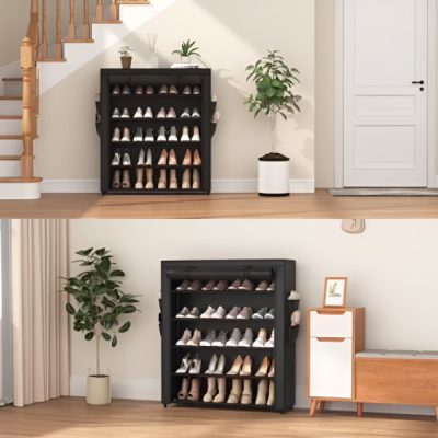 Prenosný a stohovateľný stojan na topánky | OMARA