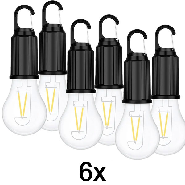 3x Bezdrôtové nabíjacie žiarovky (Sada 2 ks, až 8 hod) | LUMINKA
