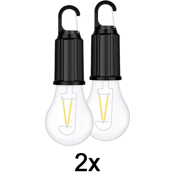 1x Bezdrôtové nabíjacie žiarovky (Sada 2 ks, až 8 hod) | LUMINKA
